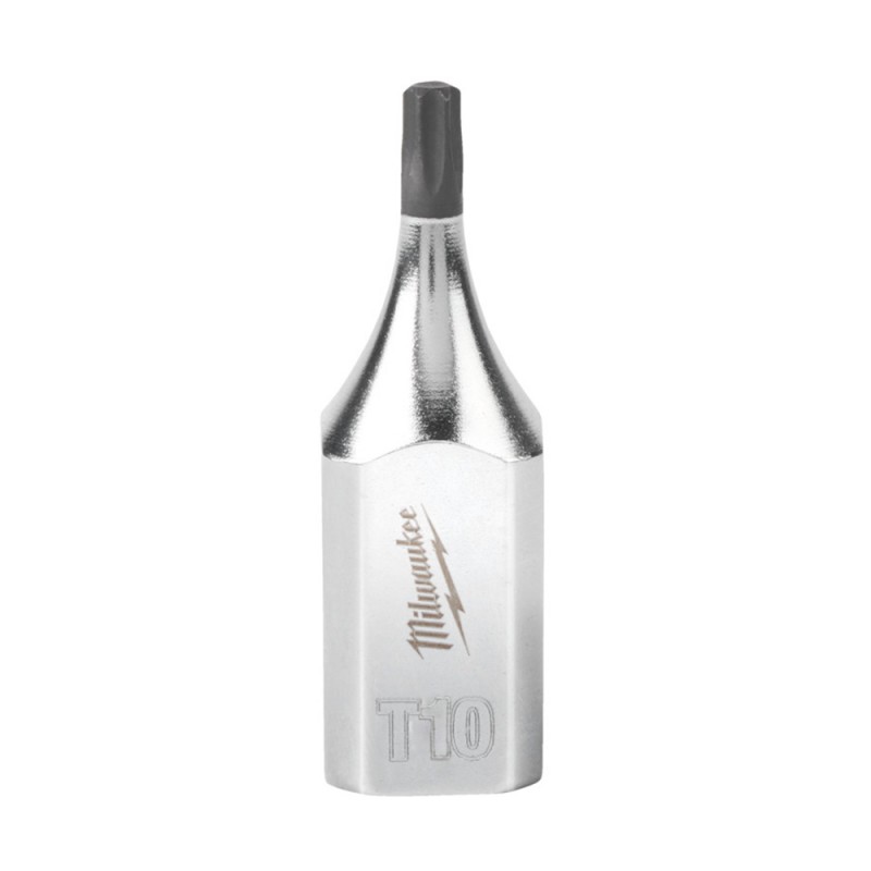 Купити Головка торцева хромована 3/8'' MILWAUKEE з бітою TORX, TX10. Офіційний магазин Мілвокі Україна, фірмова гарантія з доставкою по Украіні