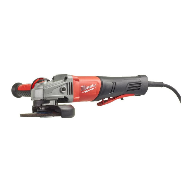 Купити Шлифмашина угловая MILWAUKEE. AGV 13-125 XSPDEB KIT, 1250Вт, діаметр 125мм (захисний кожух, антивібраційна рукоять, опорна та притискна гайки, ключ, картонне пакування). Офіційний магазин Мілвокі Україна, фірмова гарантія з доставкою по Украіні