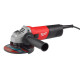 Купити Шліфмашина кутова - болгарка MILWAUKEE, AG 800-125 E, 800Вт, діаметр 125мм (захисний кожух, опорна та затискна гайки, ключ, бічна рукоять, картонне пакування). Офіційний магазин Мілвокі Україна, фірмова гарантія з доставкою по Украіні