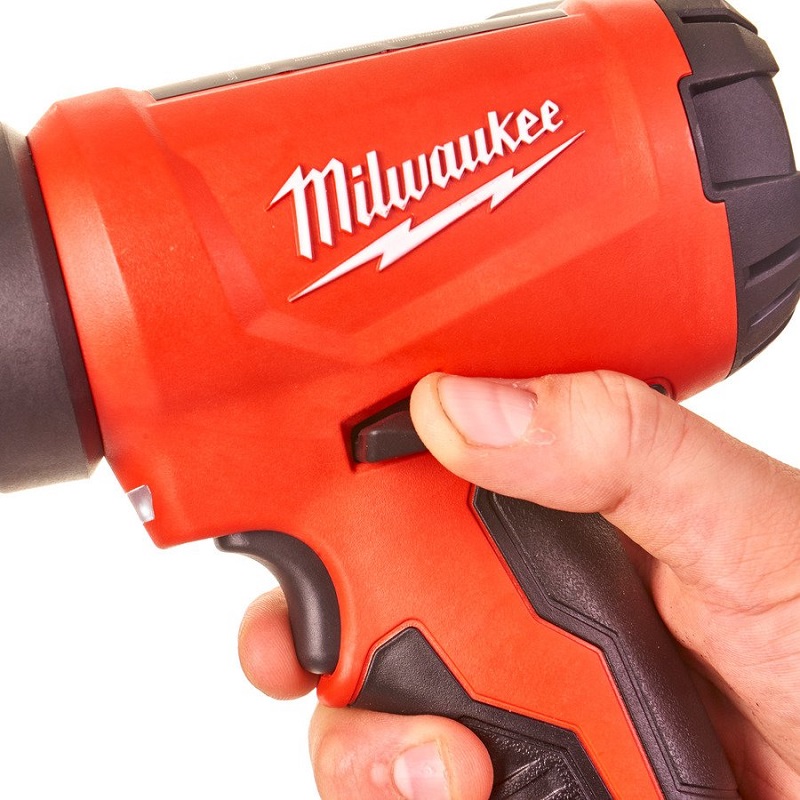 Купити Термоповітродувка акумуляторна MILWAUKEE, M18 BHG-0 (каркас, аксесуари, картонне пакування). Офіційний магазин Мілвокі Україна, фірмова гарантія з доставкою по Украіні
