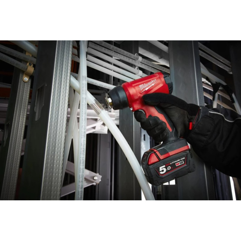 Купити Термоповітродувка акумуляторна MILWAUKEE, M18 BHG-0 (каркас, аксесуари, картонне пакування). Офіційний магазин Мілвокі Україна, фірмова гарантія з доставкою по Украіні