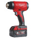 Купити Термоповітродувка акумуляторна MILWAUKEE, M18 BHG-502C (зарядний пристрій M12-18 FC, 2 акумулятори М18 В5 5Аг, аксесуари, кейс). Офіційний магазин Мілвокі Україна, фірмова гарантія з доставкою по Украіні