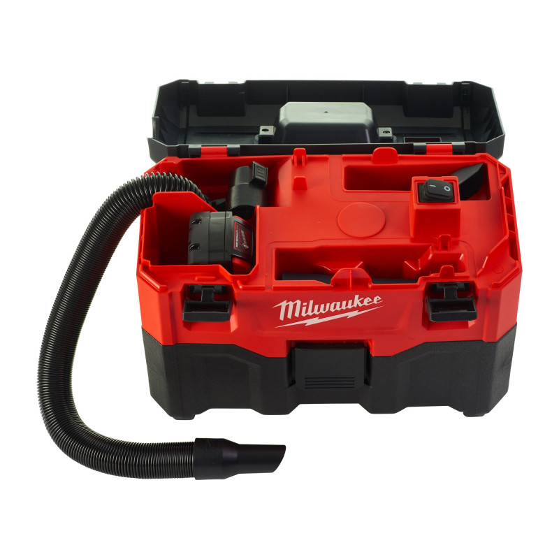 Купити Пилосос акумуляторний MILWAUKEE, M18 VC2-0 для сухого і вологого прибирання. Офіційний магазин Мілвокі Україна, фірмова гарантія з доставкою по Украіні
