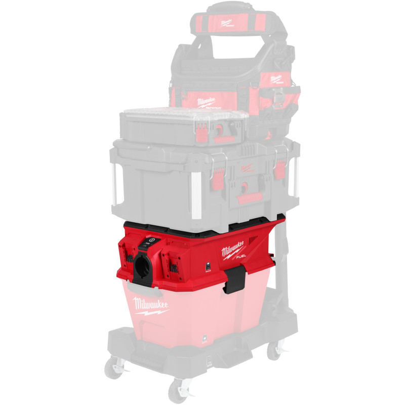 Купити Пилосос акумуляторний NEXUS PACKOUT MILWAUKEE, M18 F2VC23LG2-0, 26л L-класс з насадками. Офіційний магазин Мілвокі Україна, фірмова гарантія з доставкою по Украіні