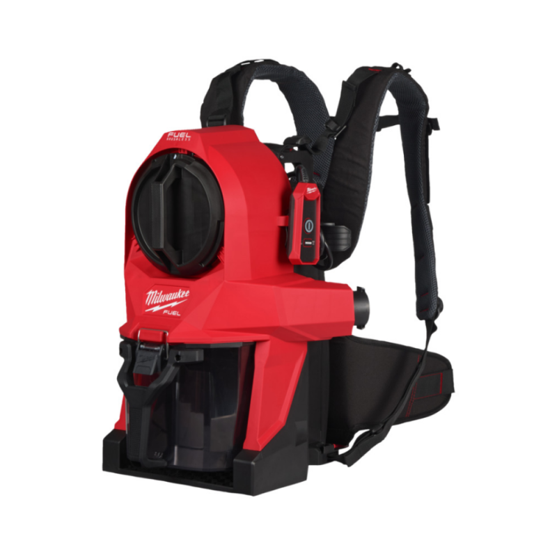 Купити Пилосос акумуляторний ранцевий MILWAUKE, M18 FBPV 2.0 (каркас) для вологого та сухого прибирання. Офіційний магазин Мілвокі Україна, фірмова гарантія з доставкою по Украіні