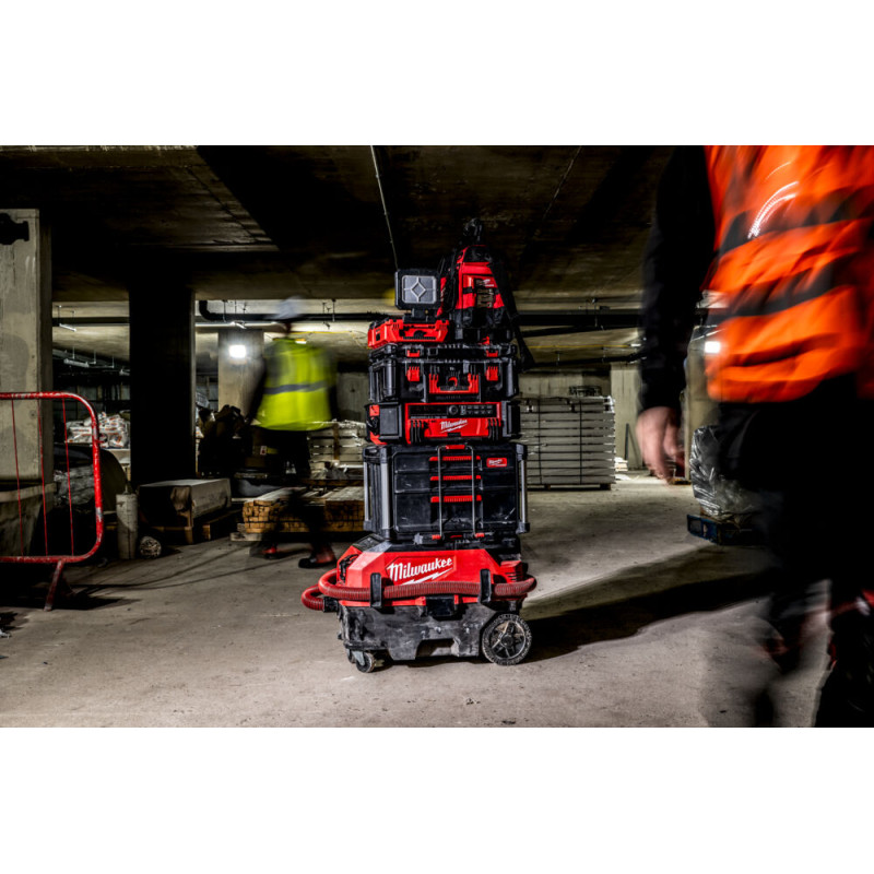 Купити Пилосос-гібрид акумуляторний/мережевий PACKOUT MILWAUKEE, M18/220 ONEF2VC34M-0 AC/DC, 34л M-класс. Офіційний магазин Мілвокі Україна, фірмова гарантія з доставкою по Украіні