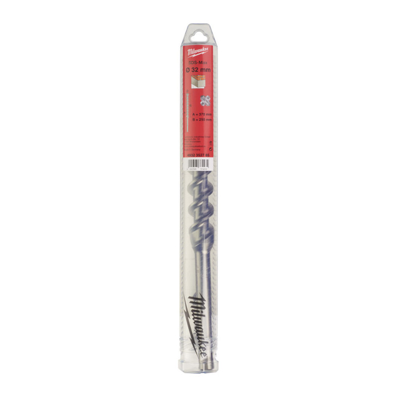 Купити Бур SDS-MAX MX4 MILWAUKEE, діаметр 32,0х370х250мм. Офіційний магазин Мілвокі Україна, фірмова гарантія з доставкою по Украіні