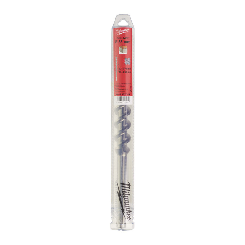 Купити Бур SDS-MAX MX4 MILWAUKEE, діаметр 35,0х370х250мм. Офіційний магазин Мілвокі Україна, фірмова гарантія з доставкою по Украіні