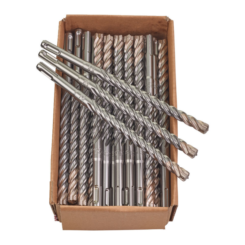 Купити Бур SDS-PLUS MX4 MILWAUKEE, діаметр 12,0х210х150мм, (50шт), пластикова коробка. Офіційний магазин Мілвокі Україна, фірмова гарантія з доставкою по Украіні