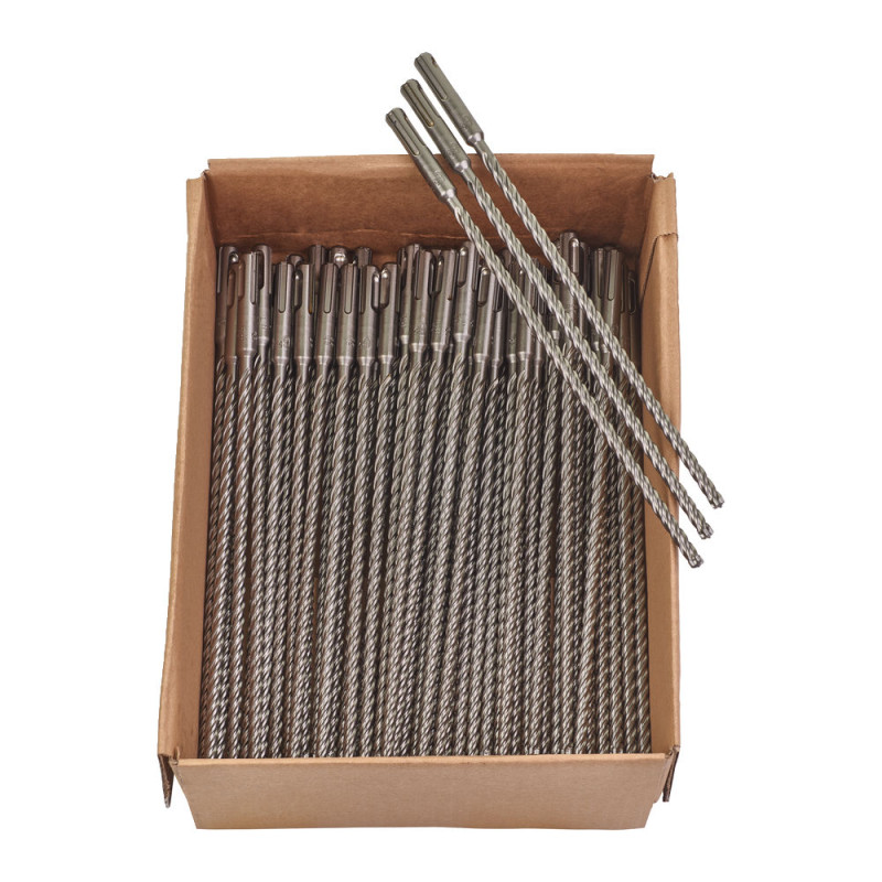 Купити Бур SDS-PLUS MX4 MILWAUKEE, діаметр 6,5х265х200мм, (50шт), картонна коробка. Офіційний магазин Мілвокі Україна, фірмова гарантія з доставкою по Украіні