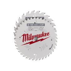 Купити Набір дисків пиляльних по дереву MILWAUKEE,.діаметр 165х5/8''х24 зуб. + діаметр 165х5/8''х40 зуб.. Офіційний магазин Мілвокі Україна, фірмова гарантія з доставкою по Украіні