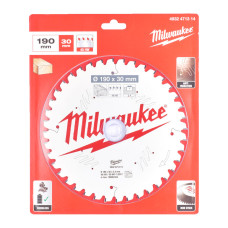 Купити Диск пиляльний по дереву для торцювальних пил PFTE MILWAUKEE, діаметр 190х30х2,4мм, 40 зуб.. Офіційний магазин Мілвокі Україна, фірмова гарантія з доставкою по Украіні