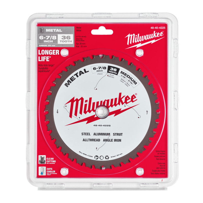 Купити Диск пиляльний по металу PFTE MILWAUKEE, діаметр 174х20х1,6мм, 60 зуб.. Офіційний магазин Мілвокі Україна, фірмова гарантія з доставкою по Украіні