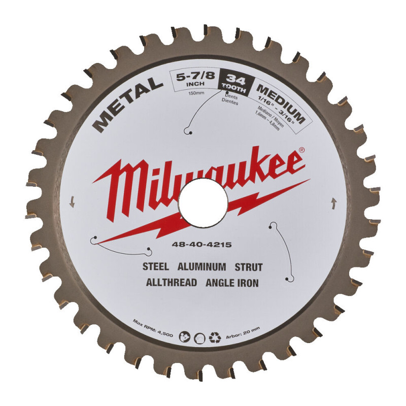 Купити Диск пиляльний по металу MILWAUKEE, діаметр 135х20мм, 30 зуб.. Офіційний магазин Мілвокі Україна, фірмова гарантія з доставкою по Украіні