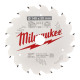 Купити Диск пиляльний по дереву для торцювальних пил PFTE THIN KERF MILWAUKEE, діаметр 140х20х1,6мм, 18 зуб.. Офіційний магазин Мілвокі Україна, фірмова гарантія з доставкою по Украіні