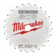 Купити Диск пиляльний по дереву PFTE MILWAUKEE, діаметр 160х20х2,2мм, 24 зуб.. Офіційний магазин Мілвокі Україна, фірмова гарантія з доставкою по Украіні
