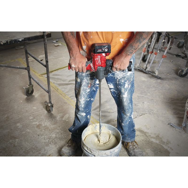 Купити Міксер будівельний акумуляторний MILWAUKEE, M18 FPM-0X (каркас, HDкейс). Офіційний магазин Мілвокі Україна, фірмова гарантія з доставкою по Украіні