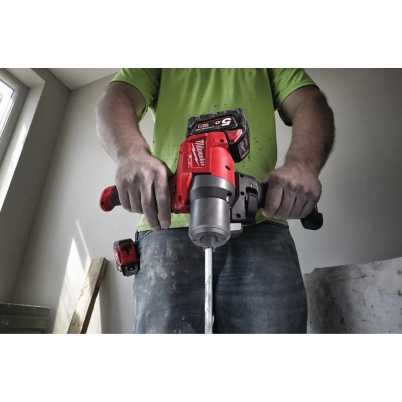 Купити Міксер будівельний акумуляторний MILWAUKEE, M18 FPM-0X (каркас, HDкейс). Офіційний магазин Мілвокі Україна, фірмова гарантія з доставкою по Украіні