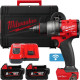 Купити Дриль-шуруповерт акумуляторний безщітковий ударний MILWAUKEE M18 ONEPD3-502X, 158Нм (зарядний пристрій М12-18 FC, 2 акумулятори М18 В5 5Аг, HD кейс). Офіційний магазин Мілвокі Україна, фірмова гарантія з доставкою по Украіні