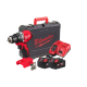 Купити Дриль-шуруповерт акумуляторний безщітковий MILWAUKEE M18 BLDDRC-502С, 60,5Нм (зарядний пристрій М12-18 FС, 2 акумулятори М18 В5 5Аг, кліпса для ременя, кейс). Офіційний магазин Мілвокі Україна, фірмова гарантія з доставкою по Украіні