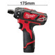 Купити Шуруповерт акумуляторний 1/4'' HEX MILWAUKEE, M12 BD-0 (каркас, кліпса для ременя, картонне пакування). Офіційний магазин Мілвокі Україна, фірмова гарантія з доставкою по Украіні