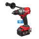 Купити Дриль-шуруповерт акумуляторний безщітковий MILWAUKEE, M18 ONEDD3-502X,158Нм (зарядний пристрій М12-18 FC, 2 акумулятори М18 В5 5Аг, кліпса для ременя. бічна рукоять, HDкейс). Офіційний магазин Мілвокі Україна, фірмова гарантія з доставкою по Украіні