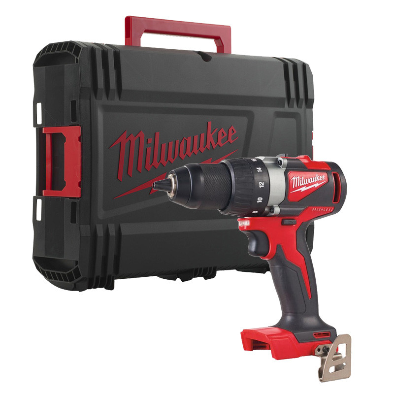 Купити Дриль-шуруповерт акумуляторний безщітковий MILWAUKEE, M18 BLDD2-0X, 82Нм (каркас, кліпса на ремень, HDкейс). Офіційний магазин Мілвокі Україна, фірмова гарантія з доставкою по Украіні