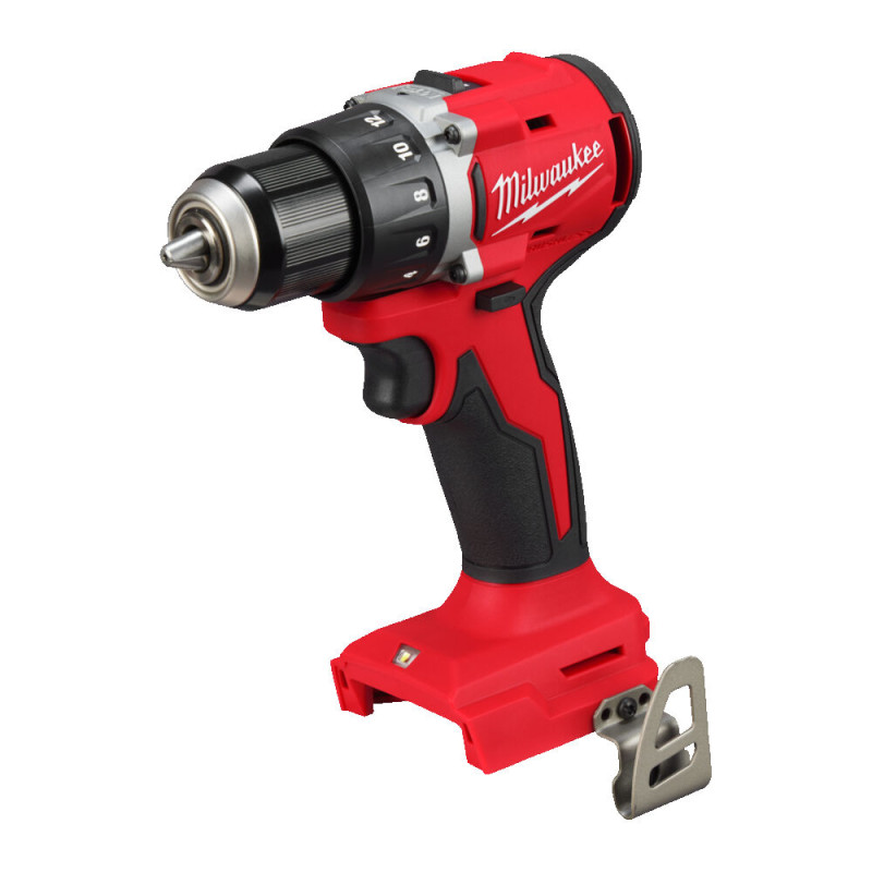 Купити Дриль-шуруповерт акумуляторний безщітковий MILWAUKEE M18 BLDDRC-202C, 60,5Нм (зарядний пристрій М12-18 С, 2 акумулятори М18 В2 2Аг, клипса для ременя, кейс). Офіційний магазин Мілвокі Україна, фірмова гарантія з доставкою по Украіні