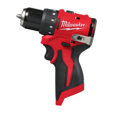 Купити Дриль-шуруповерт акумуляторний безщітковий MILWAUKEE, M12 BLDDRC-0, 40Нм (каркас, кліпса для ременя, картонне пакування). Офіційний магазин Мілвокі Україна, фірмова гарантія з доставкою по Украіні