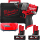 Купити Дриль-шуруповерт з ударом акумуляторний безщітковий MILWAUKEE, M12 FPD2-602X, 45Нм (зарядний пристрій С12 С, 2 акумулятори М12 В6 6Аг, HDкейс). Офіційний магазин Мілвокі Україна, фірмова гарантія з доставкою по Украіні