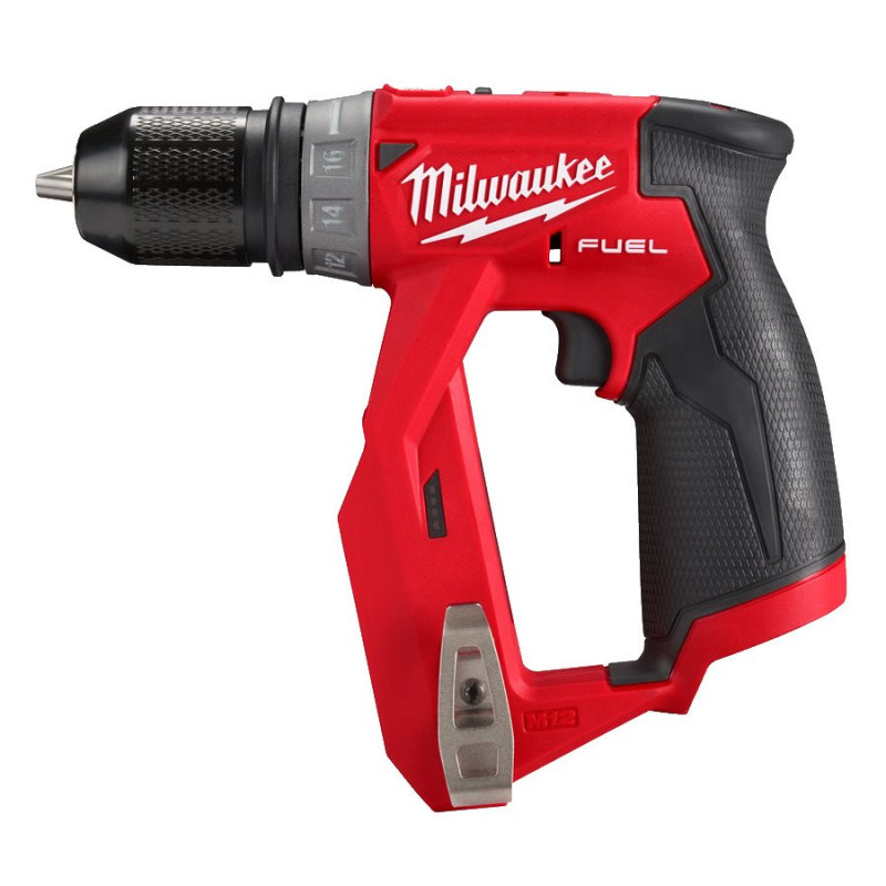 Купити Дриль-шуруповерт акумуляторний безщітковий MILWAUKEE, M12 FDDXKIT-202X, 34Нм (зарядний пристрій С12 С, 2 акумулятор М12 В2 2Аг, 4 насадки, кліпса для ременя, HDкейс). Офіційний магазин Мілвокі Україна, фірмова гарантія з доставкою по Украіні