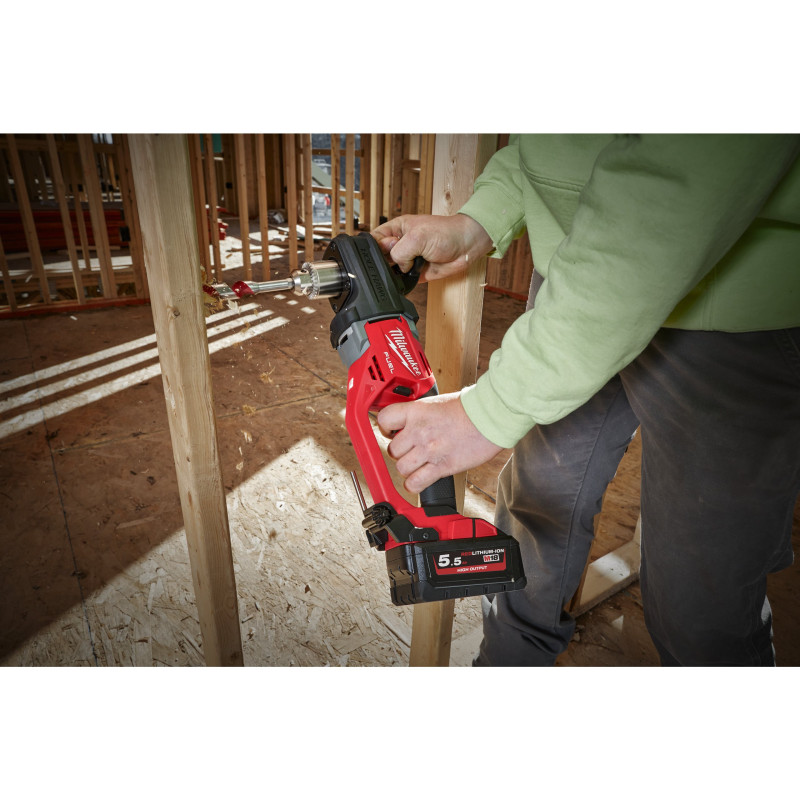 Купити Дриль кутовий акумуляторний MILWAUKEE, M18 CRAD2-0X, 30Нм (каркас, HDкейс). Офіційний магазин Мілвокі Україна, фірмова гарантія з доставкою по Украіні