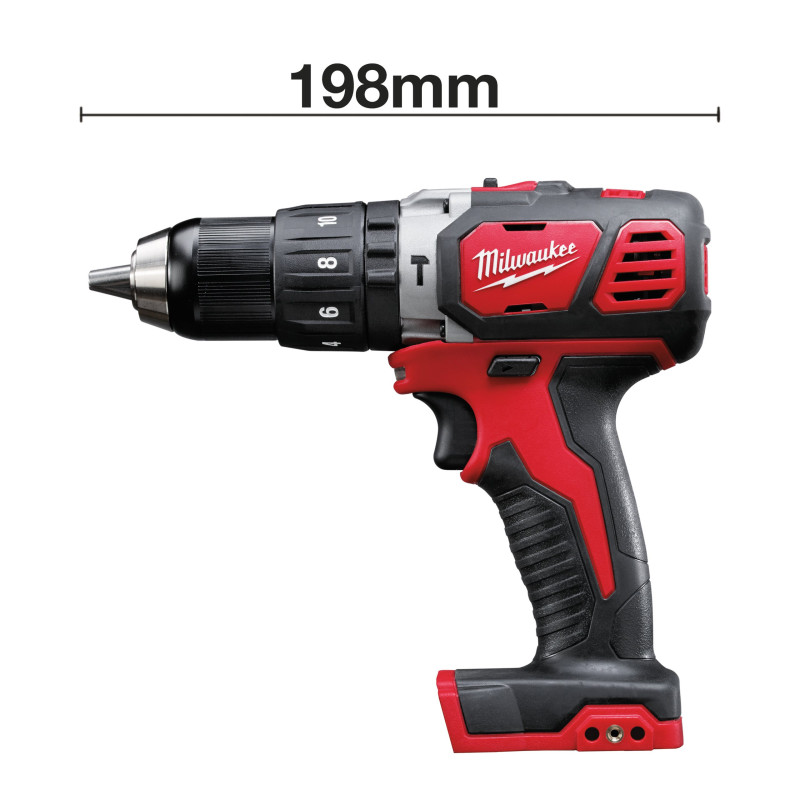 Купити Дриль-шуруповерт з ударом акумуляторний MILWAUKEE M18 BPD-0, 50Нм (каркас, картонне пакування). Офіційний магазин Мілвокі Україна, фірмова гарантія з доставкою по Украіні