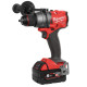 Купити Дриль-шуруповерт акумуляторний безщітковий MILWAUKEE, M18 FDD3-402C, 158Нм (зарядний пристрій М12-18 С, 2 акумулятори М18 В4 4Аг, кліпса для ременя, бічна рукоять, кейс). Офіційний магазин Мілвокі Україна, фірмова гарантія з доставкою по Украіні