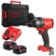 Купити Дриль-шуруповерт акумуляторний безщітковий MILWAUKEE, M18 FDD3-502X, 158Нм (зарядний пристрій М12-18 FC, 2 акумулятори М18 В5 5Аг, кліпса на ремінь, бічна рукоять, HDкейс). Офіційний магазин Мілвокі Україна, фірмова гарантія з доставкою по Украіні