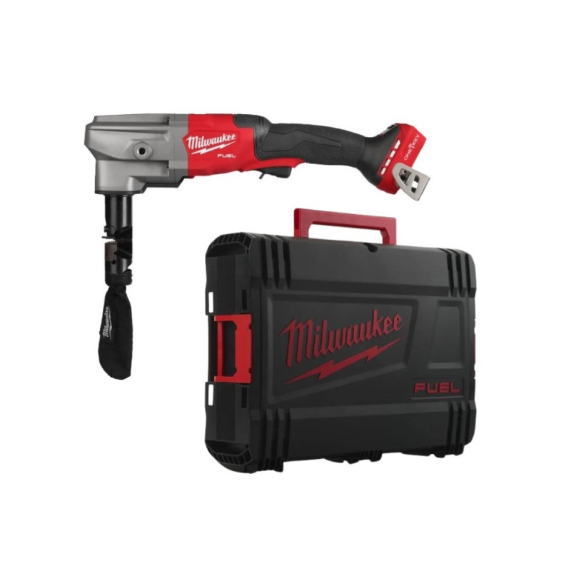 Купити Ножиці висічні по металу акумуляторні безщіткові MILWAUKEE, M18 FNB35-0X, 3,5мм (каркас, кліпса на ремінь, HDкейс). Офіційний магазин Мілвокі Україна, фірмова гарантія з доставкою по Украіні