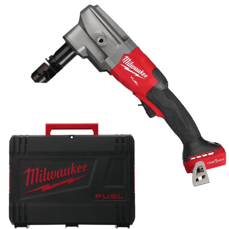 Купити Ножиці висічні по металу акумуляторні безщіткові MILWAUKEE, M18 FNB35-0X, 3,5мм (каркас, кліпса на ремінь, HDкейс). Офіційний магазин Мілвокі Україна, фірмова гарантія з доставкою по Украіні