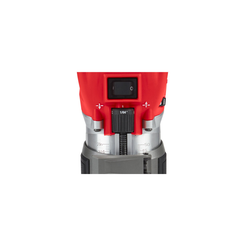 Купити Фрезер кромкувальний акумулятрний MILWAUKEE, M18 FTR8-0X, цанга 6/8мм (насадки для відалення пилу 2шт, накладка 146мм, цанга 1х6мм та 1х8мм, занурювальна підошва, паралельний упор. HDкейс). Офіційний магазин Мілвокі Україна, фірмова гарантія з доставкою по Украіні