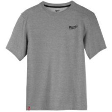 Купити Футболка MILWAUKEE HTSSGR-XXL, легка з коротким рукавом, сіра, (розмір XXL). Офіційний магазин Мілвокі Україна, фірмова гарантія з доставкою по Украіні