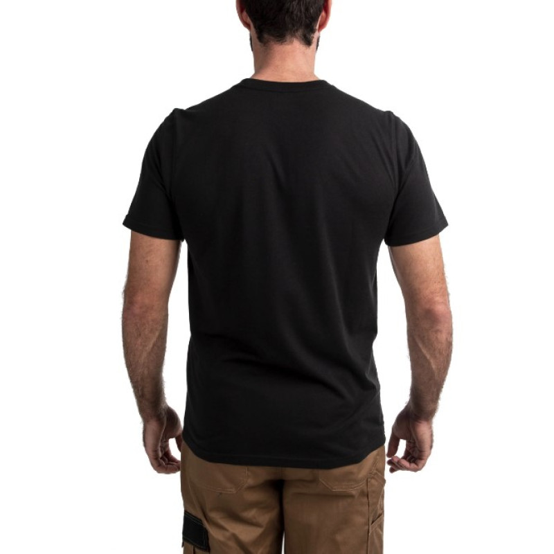 Купити Футболка MILWAUKEE HTSSBL-XL, легка з коротким рукавом, чорна, (розмір XL). Офіційний магазин Мілвокі Україна, фірмова гарантія з доставкою по Украіні