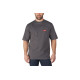 Купити WTSSG-S T-SHIRT SHORT SLEEVE GREY XXX. Офіційний магазин Мілвокі Україна, фірмова гарантія з доставкою по Украіні