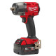 Купити Гайковерт акумуляторний безщітковий 1/2'' MILWAUKEE, M18 FMTIW2P12-502X, 881Нм, з піном (зарядний пристрій M12-18 FC, 2 акумулятори М18 В5 5Аг, кліпса для реміня, HDкейс). Офіційний магазин Мілвокі Україна, фірмова гарантія з доставкою по Украіні