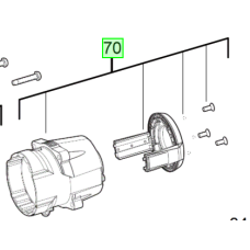 Купити Корпус редуктора /Milwaukee M18 FMTIW2P12. Офіційний магазин Мілвокі Україна, фірмова гарантія з доставкою по Украіні