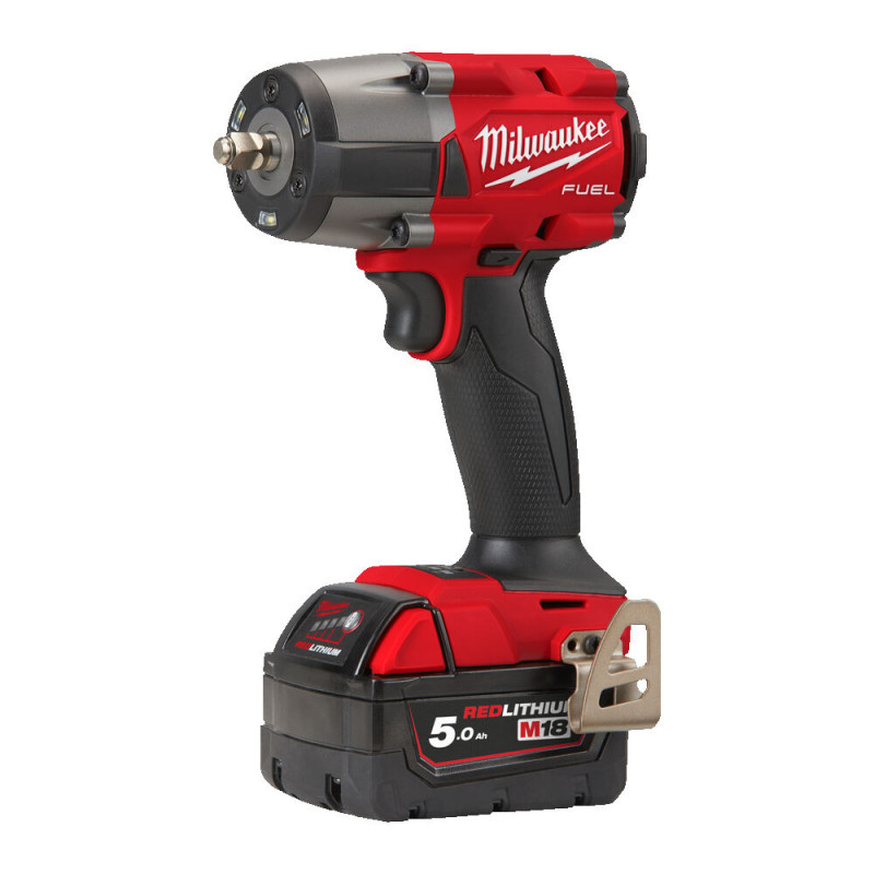 Купити Гайкокрут акумуляторний безщітковий 3/8'' MILWAUKEE, M18 FMTIW2F38-502X, 813Нм, з кільцем (зарядний пристрій M12-18 FC, 2 акумул. Офіційний магазин Мілвокі Україна, фірмова гарантія з доставкою по Украіні