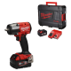 Купити Гайкокрут акумуляторний безщітковий 3/8'' MILWAUKEE, M18 FMTIW2F38-502X, 813Нм, з кільцем (зарядний пристрій M12-18 FC, 2 акумул. Офіційний магазин Мілвокі Україна, фірмова гарантія з доставкою по Украіні