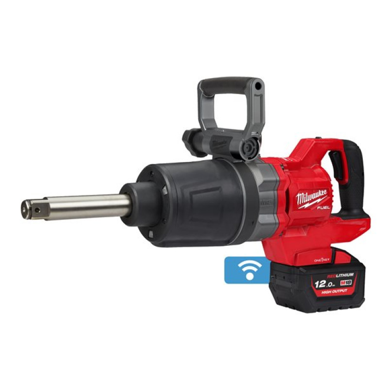 Купити Гайковерт акумуляторний безщітковий 1'' MILWAUKEE, M18 ONEFHIWF1D-0C, 2711Нм, з кільцем (каркас, кейс). Офіційний магазин Мілвокі Україна, фірмова гарантія з доставкою по Украіні