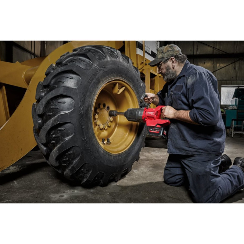 Купити Гайковерт акумуляторний безщітковий 1'' MILWAUKEE, M18 ONEFHIWF1D-0C, 2711Нм, з кільцем (каркас, кейс). Офіційний магазин Мілвокі Україна, фірмова гарантія з доставкою по Украіні