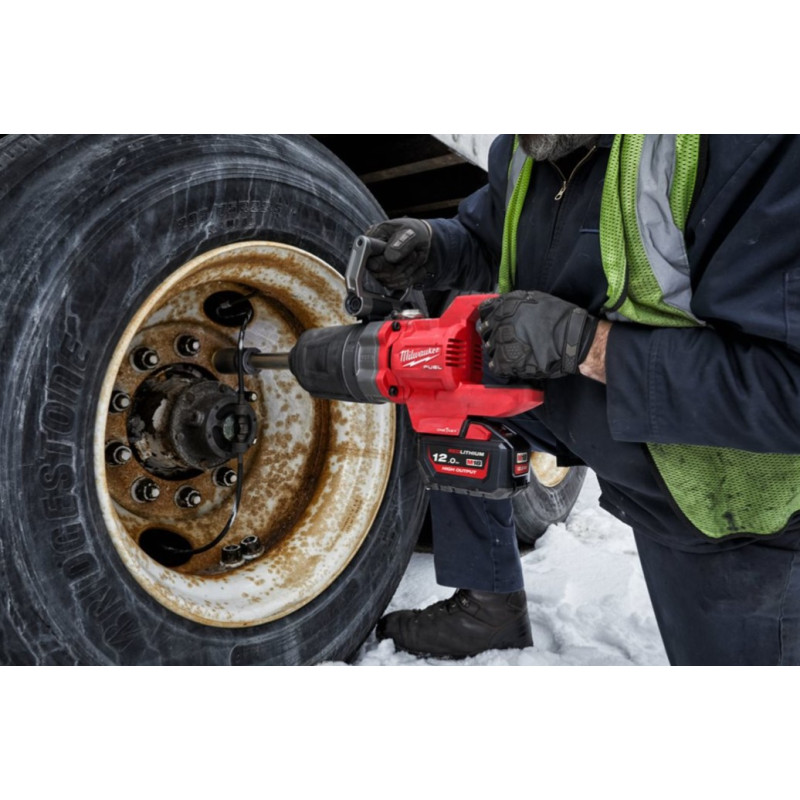 Купити Гайковерт акумуляторний безщітковий 1'' MILWAUKEE, M18 ONEFHIWF1D-0C, 2711Нм, з кільцем (каркас, кейс). Офіційний магазин Мілвокі Україна, фірмова гарантія з доставкою по Украіні