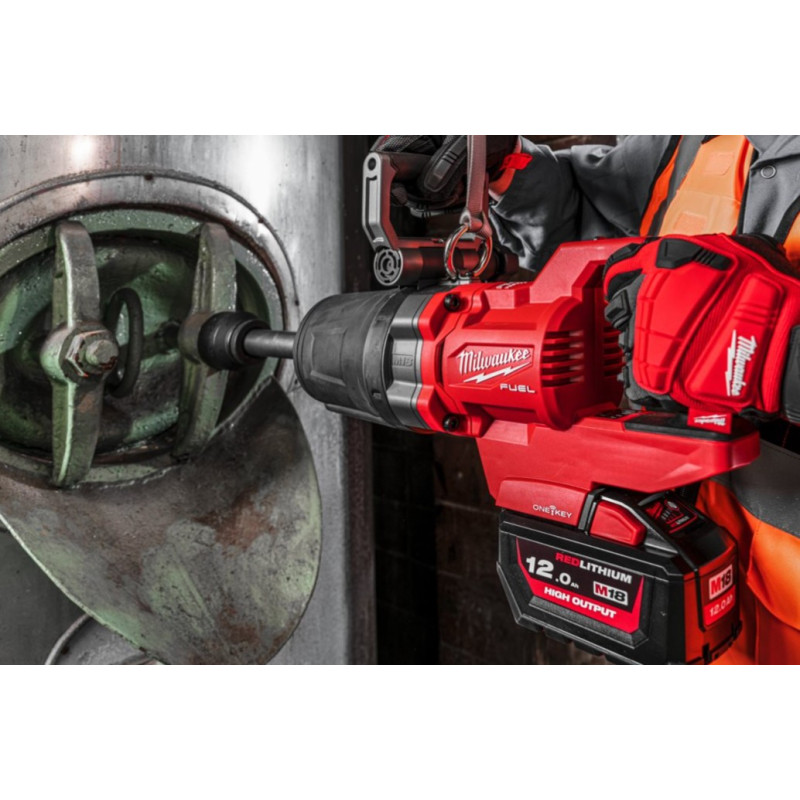 Купити Гайковерт акумуляторний безщітковий 1'' MILWAUKEE, M18 ONEFHIWF1D-0C, 2711Нм, з кільцем (каркас, кейс). Офіційний магазин Мілвокі Україна, фірмова гарантія з доставкою по Украіні