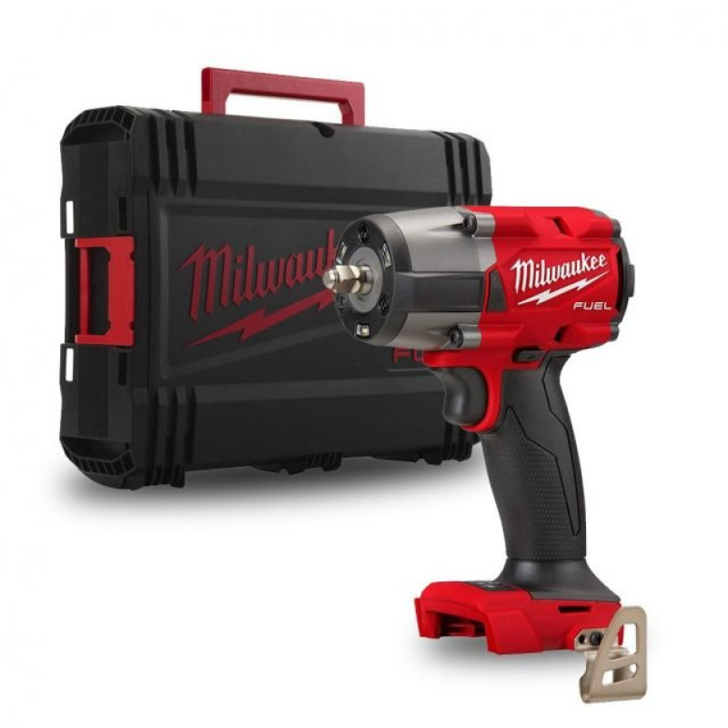 Купити Гайковерт акумуляторний безщітковий 1/2'' MILWAUKEE, M18 FMTIW2F12-0Х, 881Нм, з кільцем (каркас, кліпса для реміня, HDкейс). Офіційний магазин Мілвокі Україна, фірмова гарантія з доставкою по Украіні